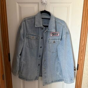 Custom Oversized Denim Jacket